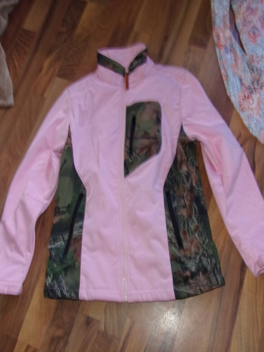 pink camo camouflage trail crest womens size small coat jacket outdoor gorpcore